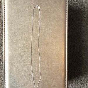 Silver necklace chain